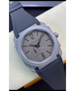 Bvlgari Octo Finissmo Edition 1:1 Miroir Réplique Boîtier Céramique Sablée