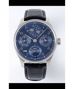 IWC Portugaise Calendrier Perpétuel Réplique Suisse en acier inoxydable REF. IW503401