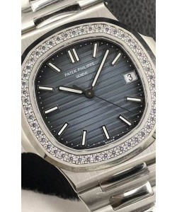 Patek Philippe Nautilus 5713/1G 904L Acier 2023 Miroir Actualisé Réplique Montres - Cadran Bleu