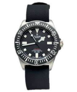 Tudor Pelagos FXD boîtier titane réplique 1:1 cadran noir sur bracelet Nato noir