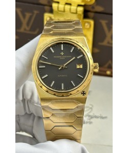 Vacheron Constantin Historiques 222 Super Clone Montre en or jaune 37MM avec cadran gris 