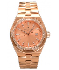 Vacheron Constantin Overseas Boîtier et cadran en or rose 35MM Montre Suisse Réplique 