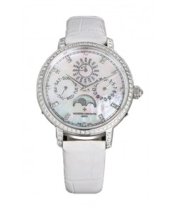 Vacheron Constantin Traditionelle Quantième Perpétuel Plaqué Or Blanc Ultra Fin