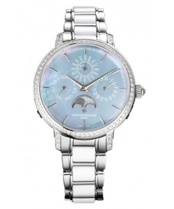 Vacheron Constantin Traditionelle Quantième Perpétuel Ultra Fin Acier Bleu Perle Réplique Suisse