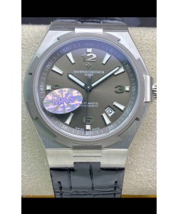 Vacheron Constantin Overseas Réplique Suisse Miroir 1:1 Cadran Gris - Bracelet Cuir