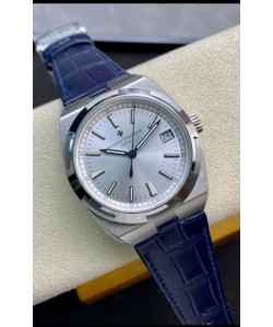 Montre Vacheron Constantin Overseas Qualité 1:1 miroir Réplique Suisse avec cadran en acier et bracelet en cuir