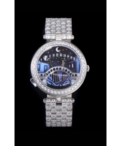 Montre Van Cleef & Arpels Montre Lady Arpels Pont des Amoureux en mouvement automatique suisse