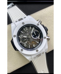 Montre Hublot Big Bang Unico Blanc PVD Edition Miroir 1:1 Réplique Suisse