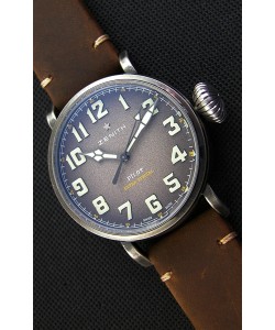 Montre Zenith Pilot Type 20 Extra 45 mm Cadran Gris Special Répliquée à l’identique 1:1